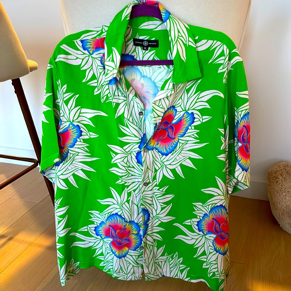 Edward Crutchley 100% silk shirt